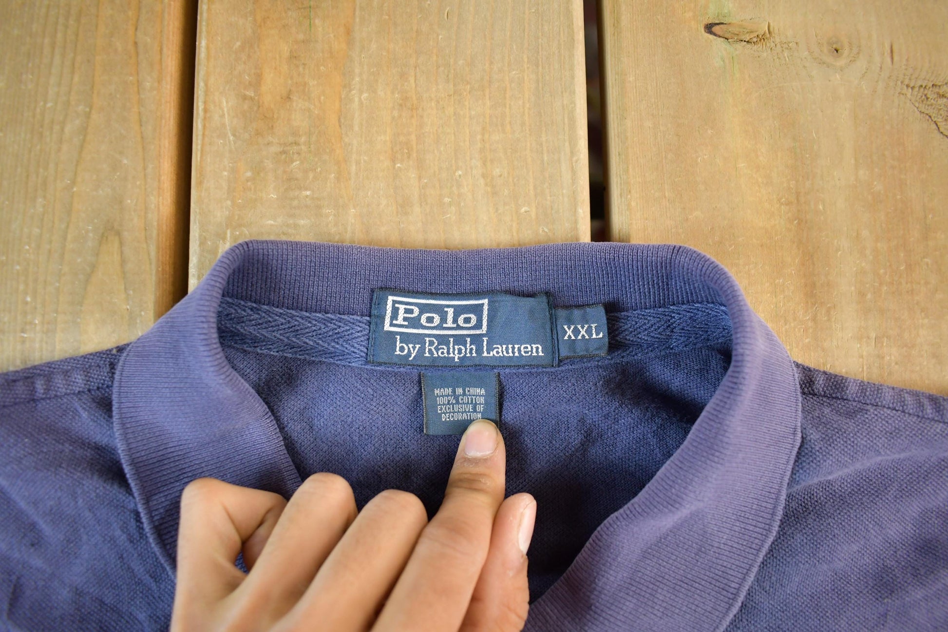 Vintage 1990s Polo Ralph Lauren Sailing Polo Shirt Men's 2XL from propervintagecanada
