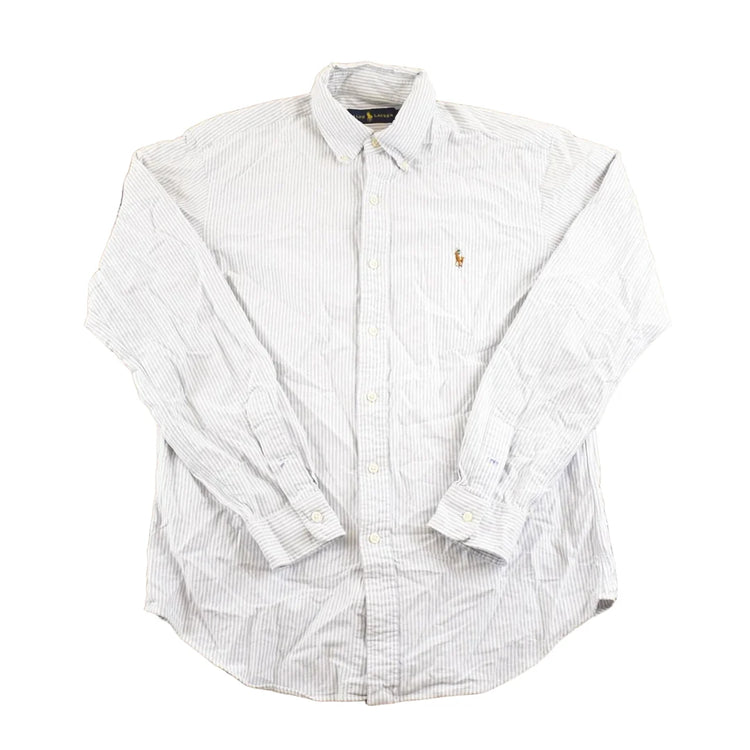 Vintage 1990s Polo Ralph Lauren Striped Button Up Shirt Men's M from propervintagecanada