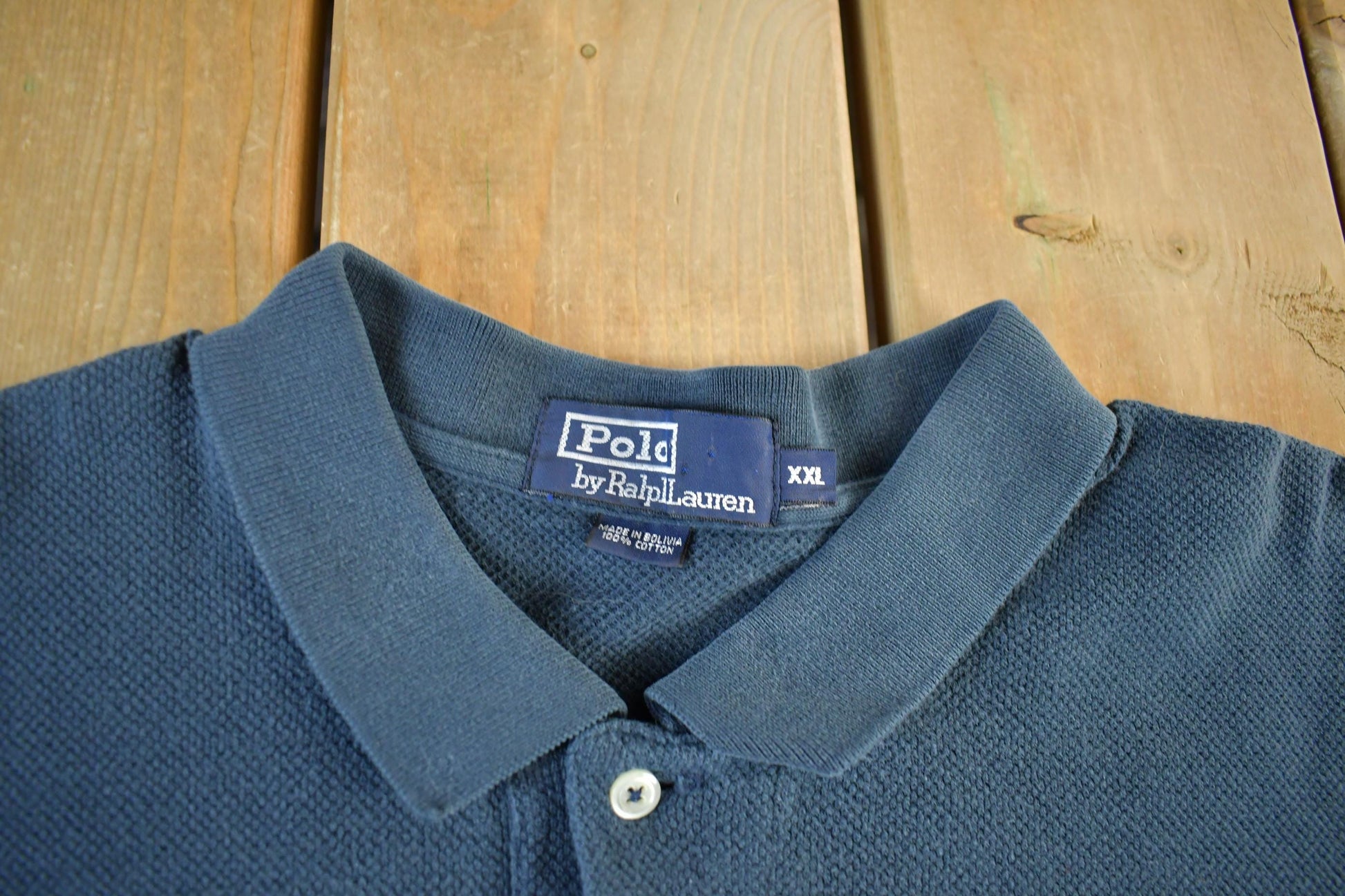Vintage 1990s Polo Ralph Lauren Striped Polo Shirt Men's 2XL from propervintagecanada