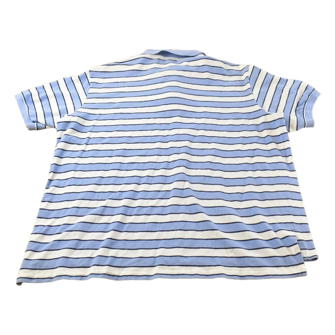 Vintage 1990s Polo Ralph Lauren Striped Polo Shirt Men's 3XL from propervintagecanada
