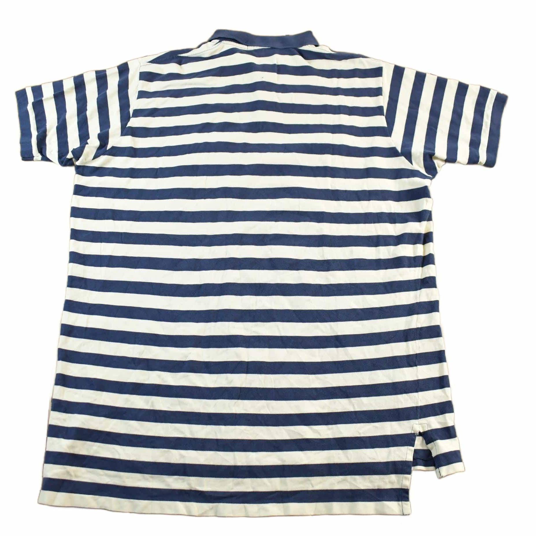 Vintage 1990s Polo Ralph Lauren Striped Polo Shirt Men's XL from propervintagecanada