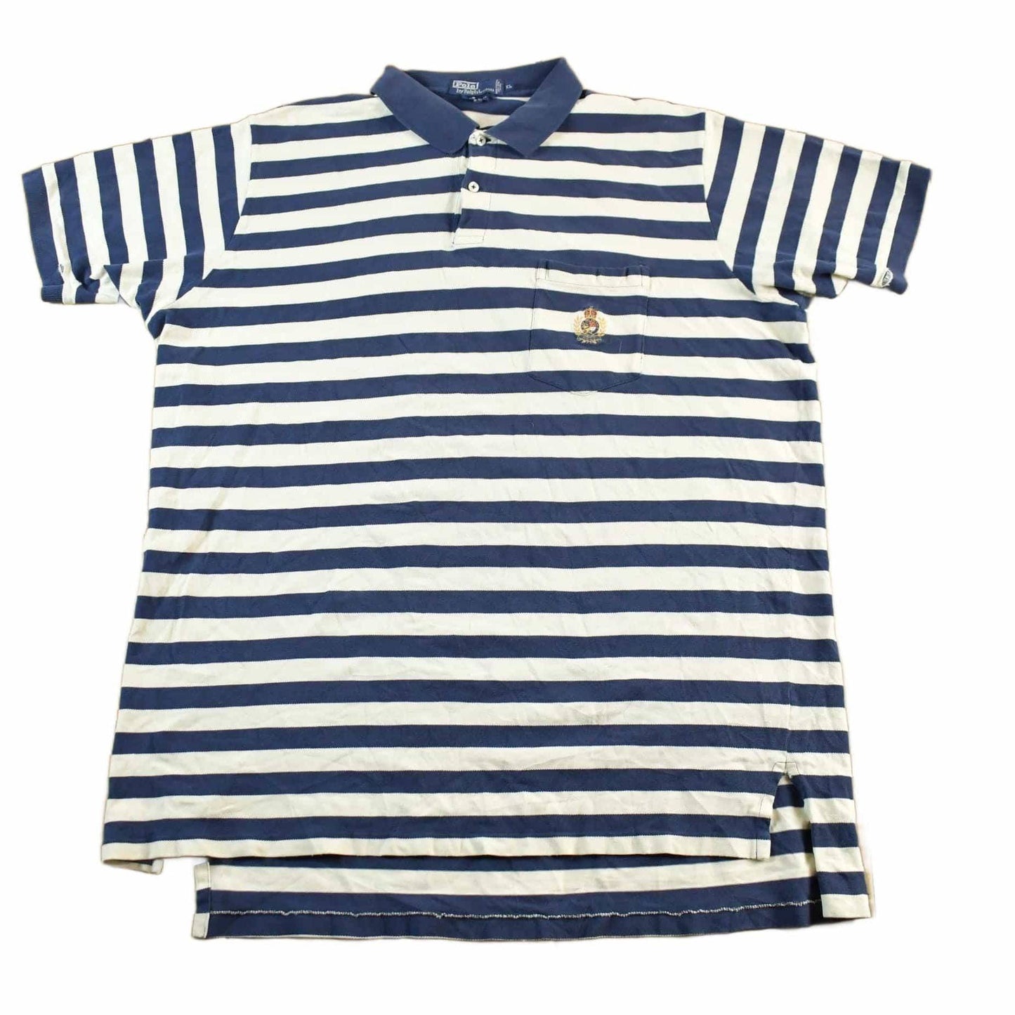 Vintage 1990s Polo Ralph Lauren Striped Polo Shirt Men's XL from propervintagecanada