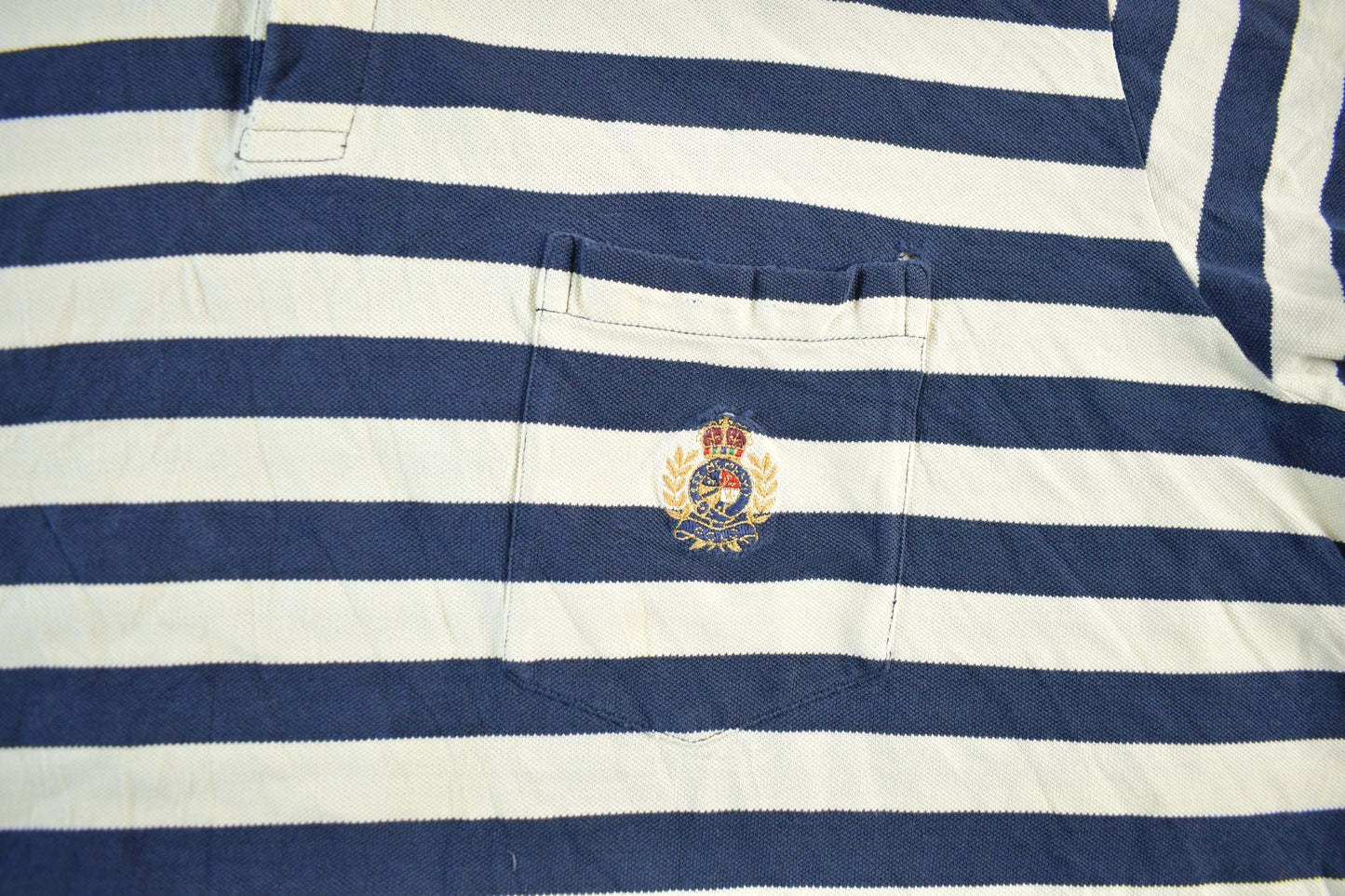 Vintage 1990s Polo Ralph Lauren Striped Polo Shirt Men's XL from propervintagecanada