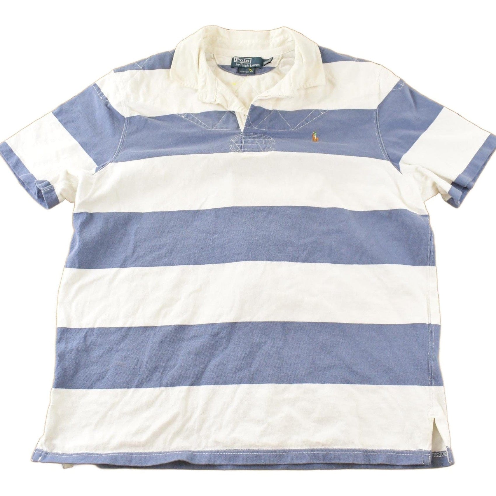 Vintage 1990s Polo Ralph Lauren Striped Polo Shirt Men's XL from propervintagecanada