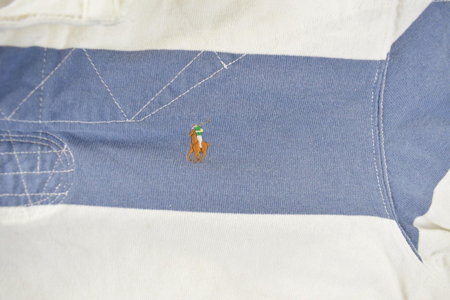 Vintage 1990s Polo Ralph Lauren Striped Polo Shirt Men's XL from propervintagecanada