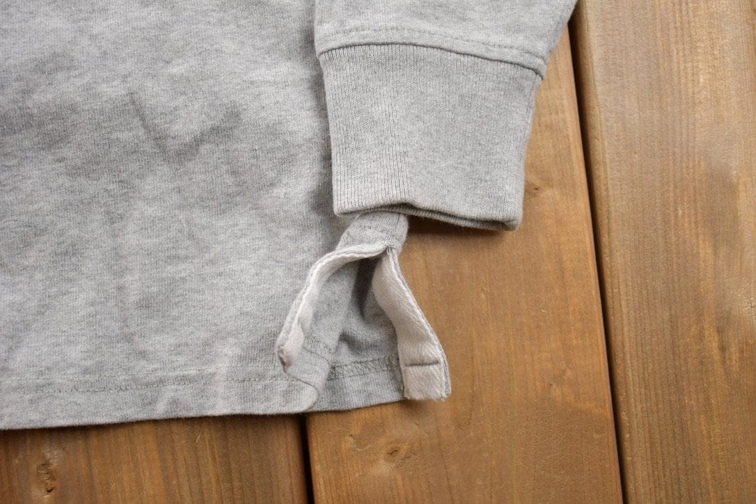 Vintage 1990s Polo Ralph Lauren USA Flag Embroidered Rugby Sweatshirt Men's Medium from propervintagecanada