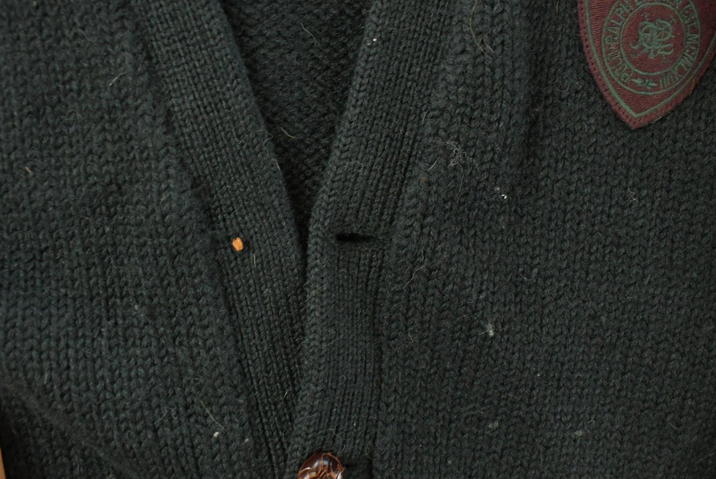 Vintage 1990s Polo Ralph Lauren Wool Knit Cardigan Sweater Men's Large from propervintagecanada