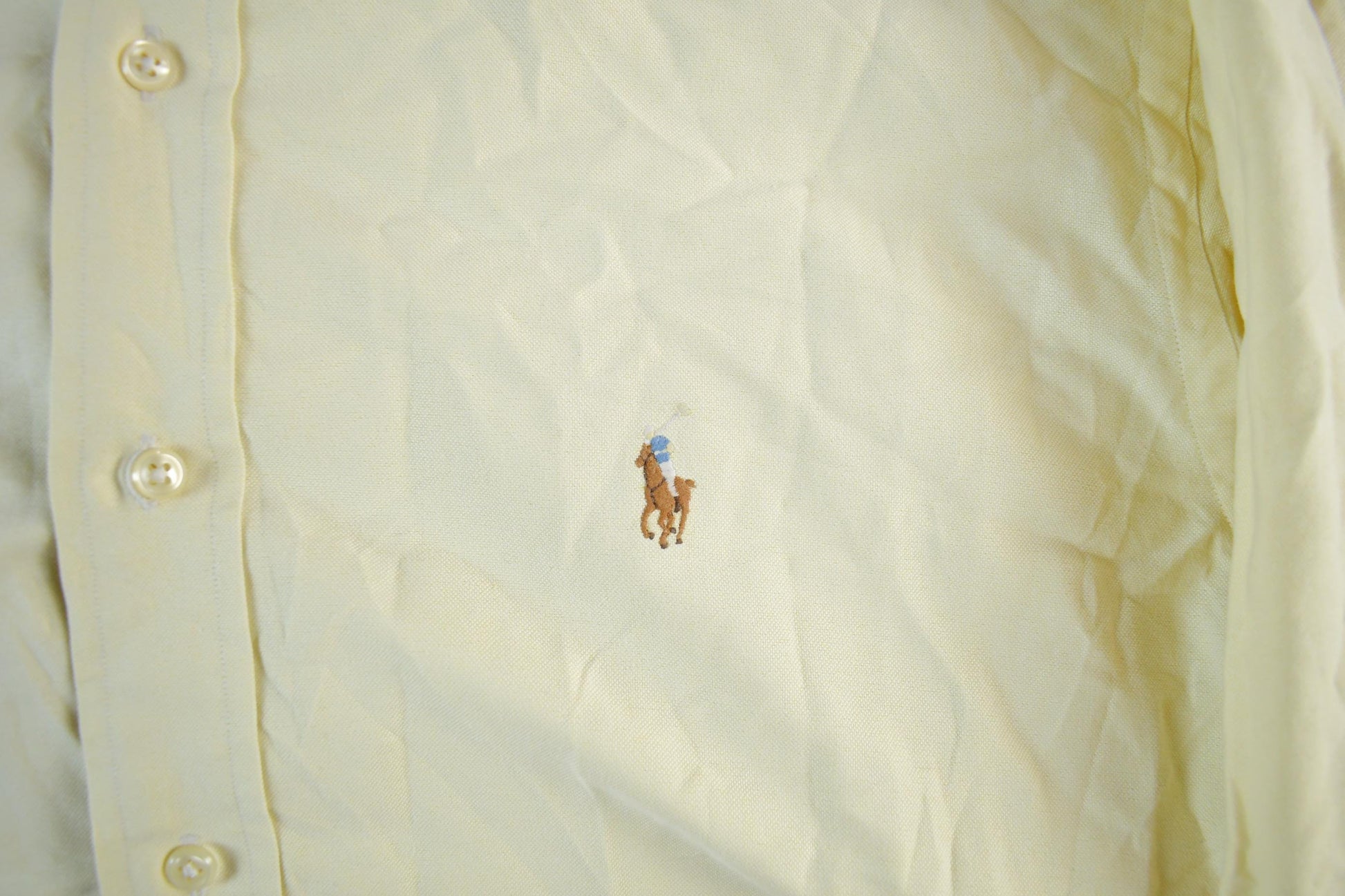 Vintage 1990s Polo Ralph Lauren Yarmouth Long Sleeve Button Down Shirt Men's XL from propervintagecanada