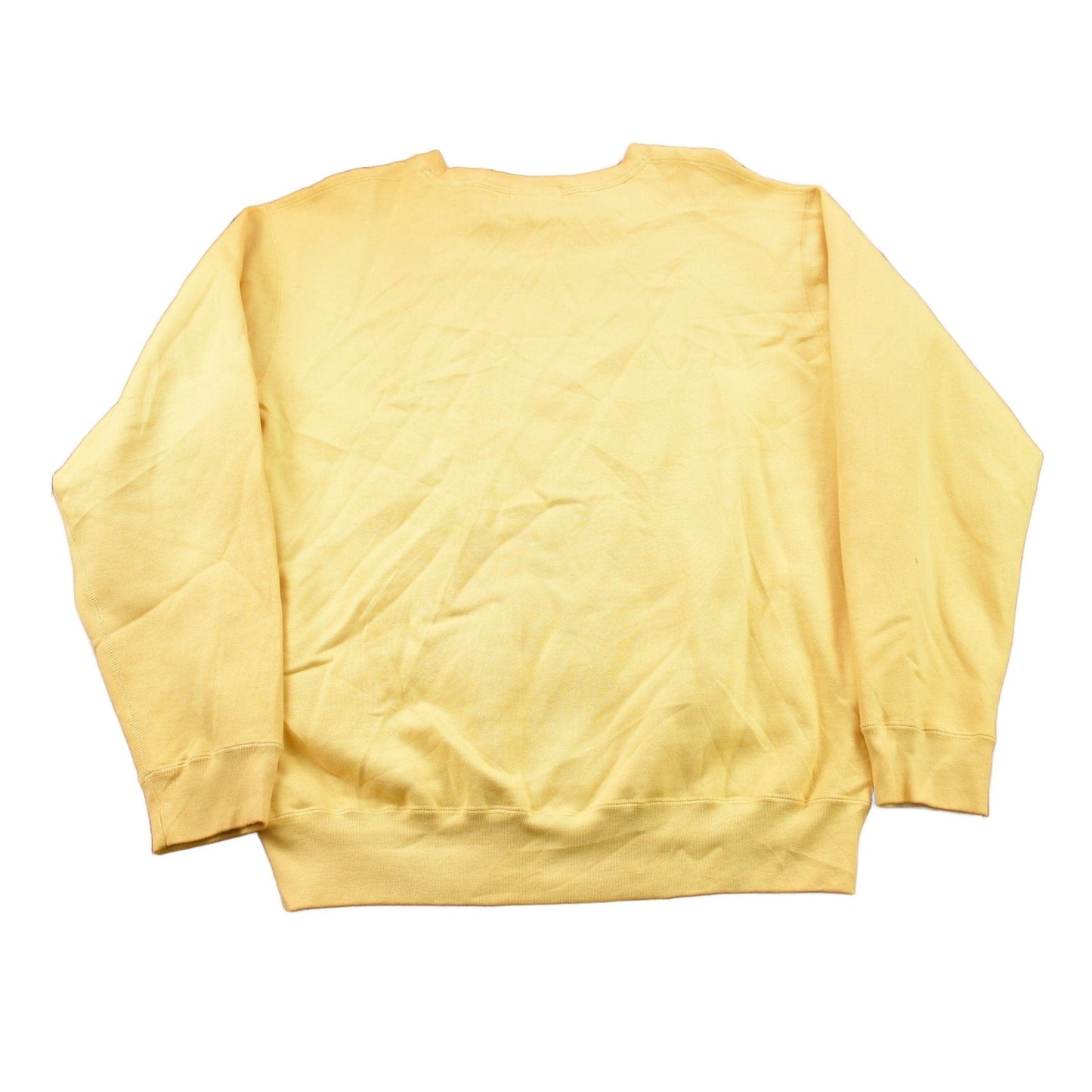 Vintage 1990s Polo Ralph Lauren Yellow Crewneck Sweatshirt Men's XL from propervintagecanada
