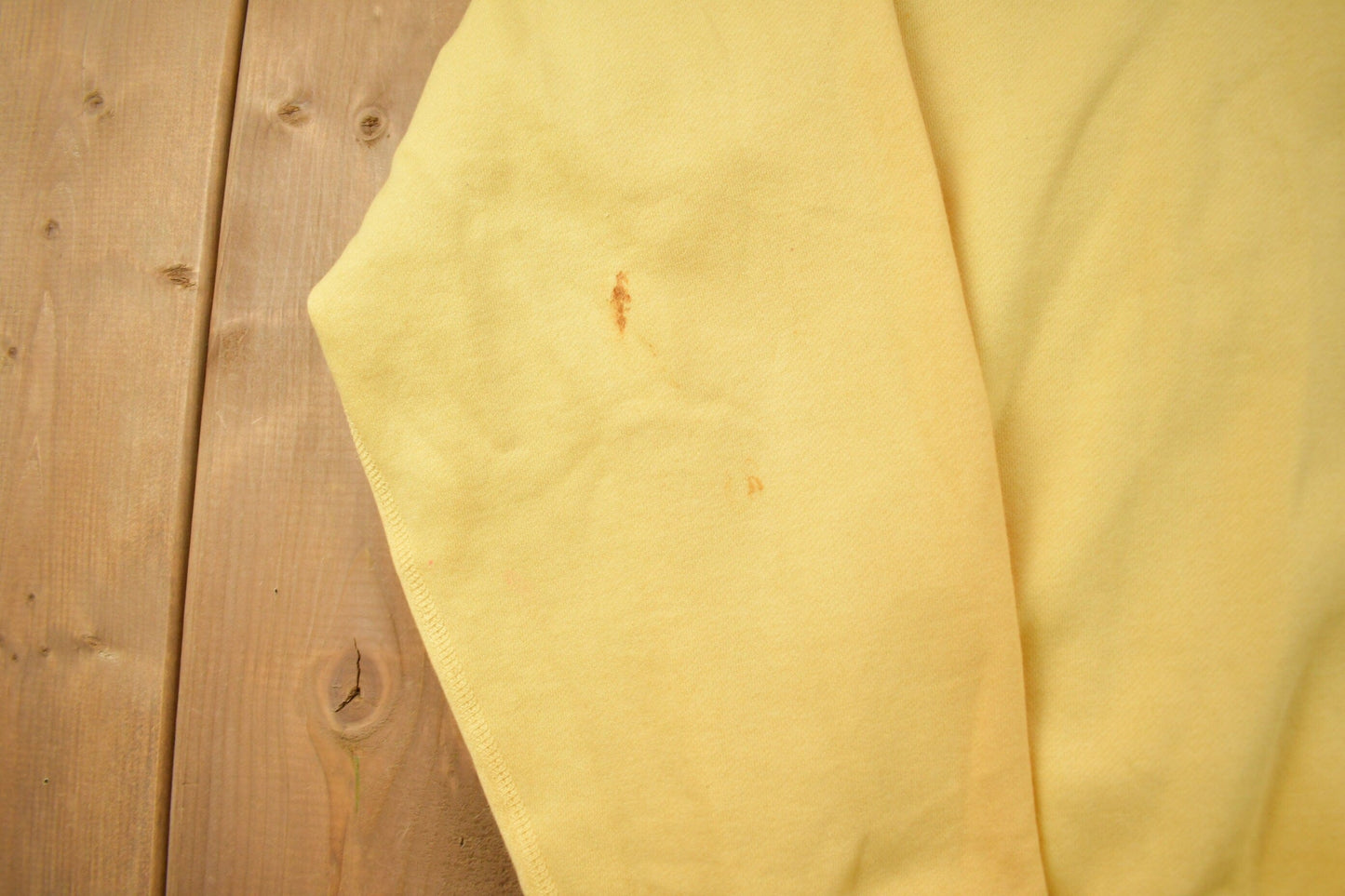 Vintage 1990s Polo Ralph Lauren Yellow Crewneck Sweatshirt Men's XL from propervintagecanada