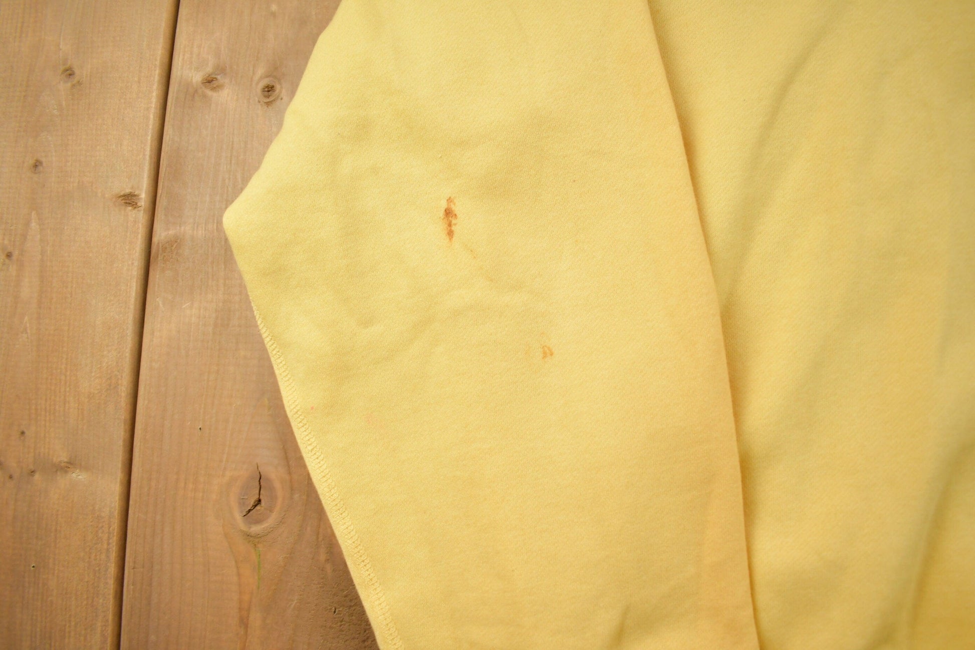 Vintage 1990s Polo Ralph Lauren Yellow Crewneck Sweatshirt Men's XL from propervintagecanada