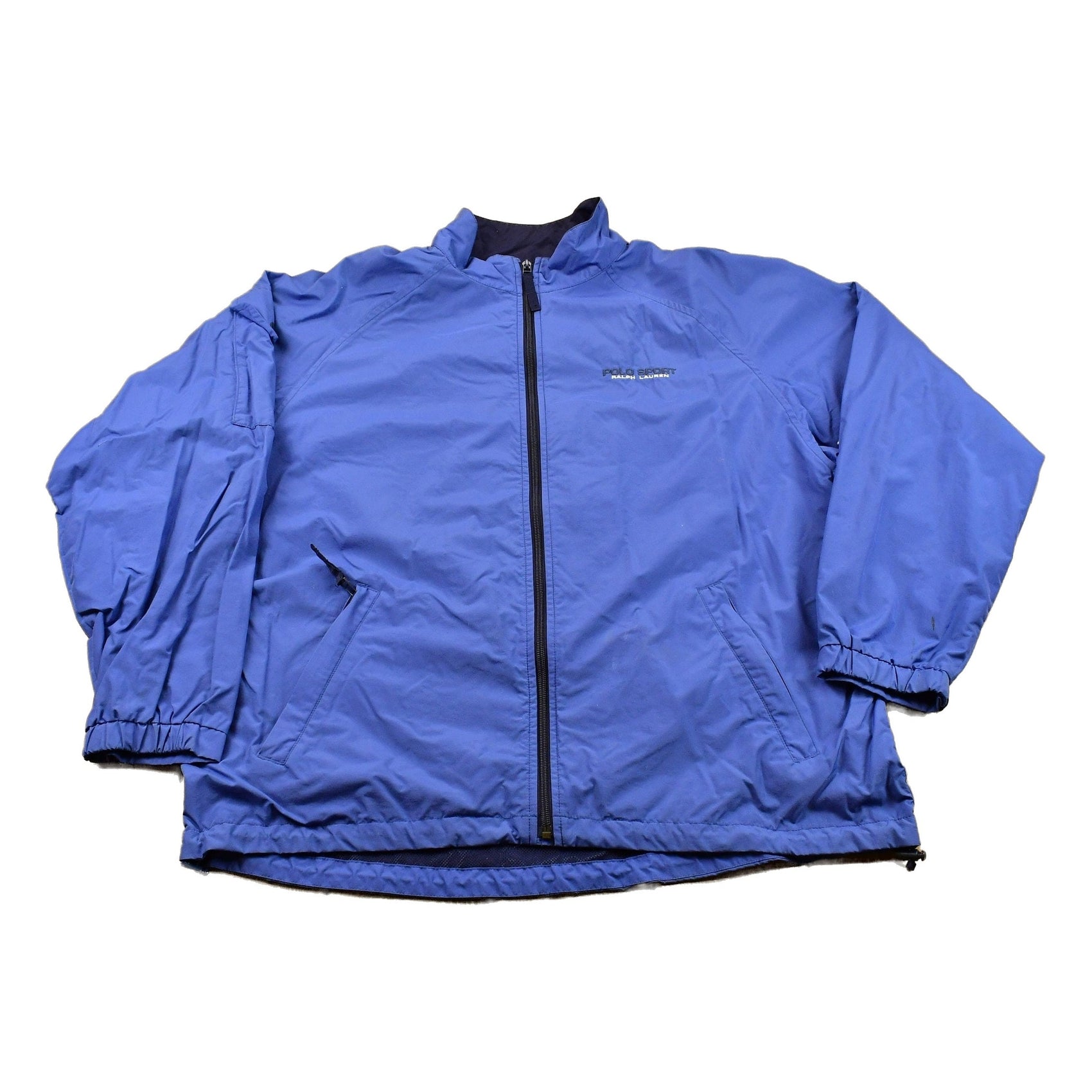 Vintage 1990s Polo Sport By Ralph Lauren Nylon Full Zip Windbreaker Men's Large