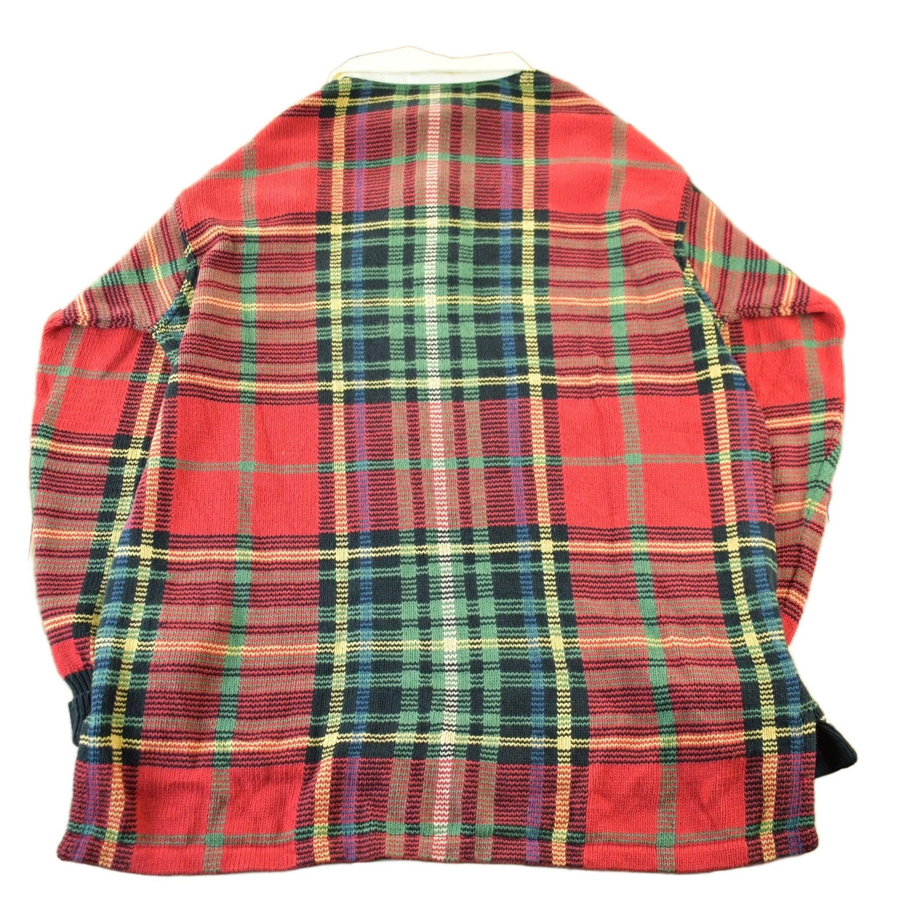 Vintage 1990s Polo Sport Ralph Lauren Rugby Shirt / Plaid Button Up / 90s Sweater / Outdoors / Mens Large from propervintagecanada