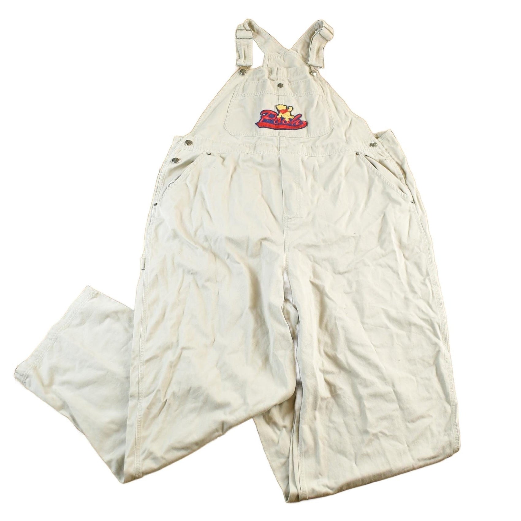 Vintage 1990s Pooh Disney Overalls Womens Size 42 x 28 from propervintagecanada