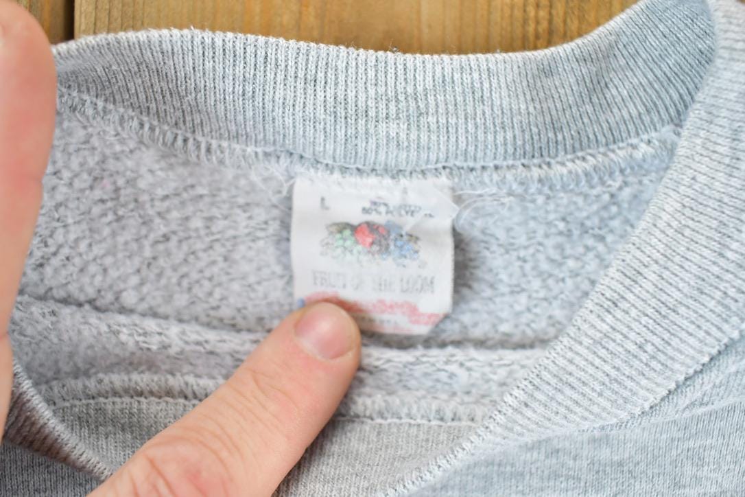 Vintage 1990s Poor Little Tiffany Airbrush Crewneck Sweatshirt Men's Medium from propervintagecanada