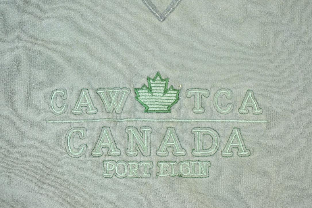Vintage 1990s Port Elgin CAW Crewneck Sweatshirt Men's Large from propervintagecanada