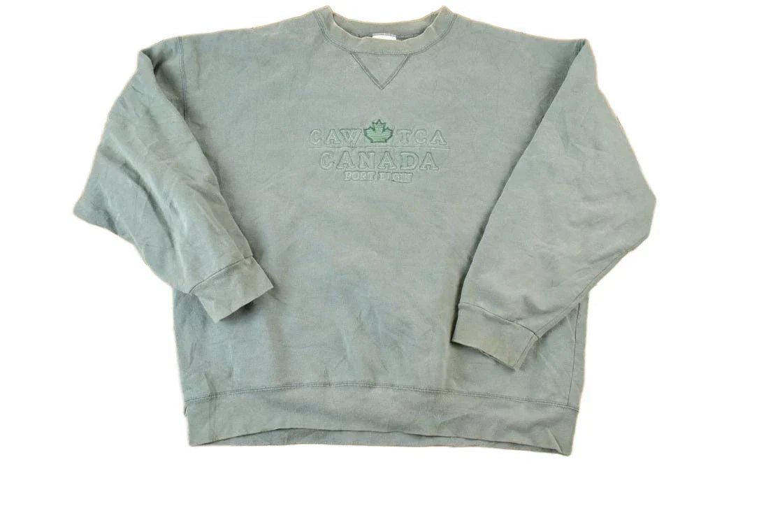 Vintage 1990s Port Elgin CAW Crewneck Sweatshirt Men's Large from propervintagecanada