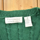 Vintage 1990s Portraits Northern Isles Cable Knit Cardigan Sweater from propervintagecanada