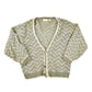 Vintage 1990s Potomac Connection Abstract Knit Cardigan Sweater Mens L from propervintagecanada