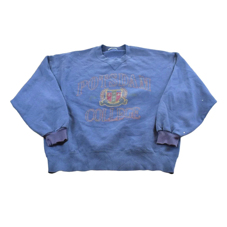 Vintage 1990s Potsdam College Collegiate Crewneck Men's M from propervintagecanada