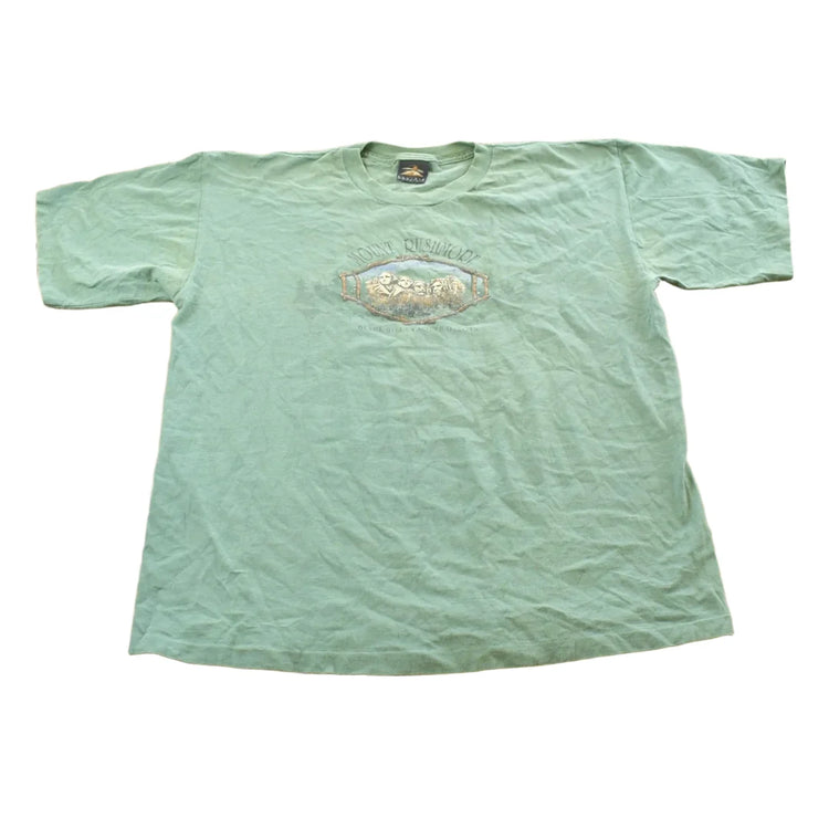 Vintage 1990s Prairie Mountain Black Hills South Dakota Mount Rushmore T-Shirt Men's 2XL Men's XL from propervintagecanada