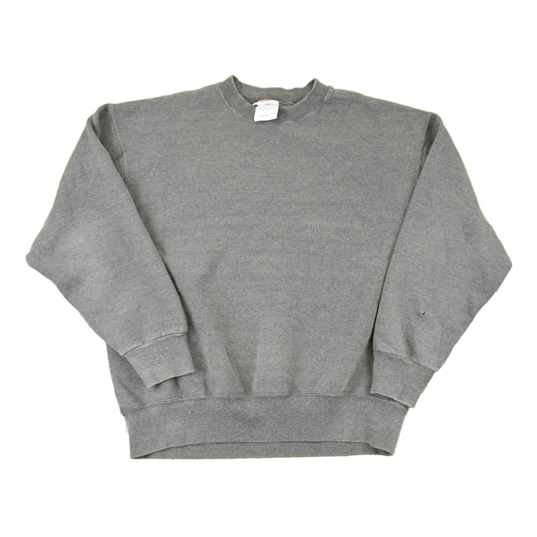 Vintage 1990s Premium Weight Fleece Blank Crewneck Sweatshirt Mens L from propervintagecanada