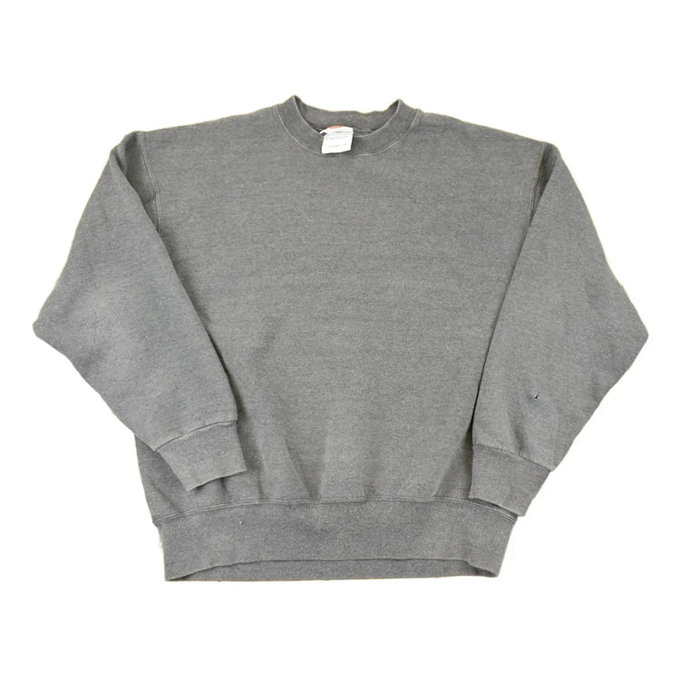 Vintage 1990s Premium Weight Fleece Blank Crewneck Sweatshirt Mens L from propervintagecanada