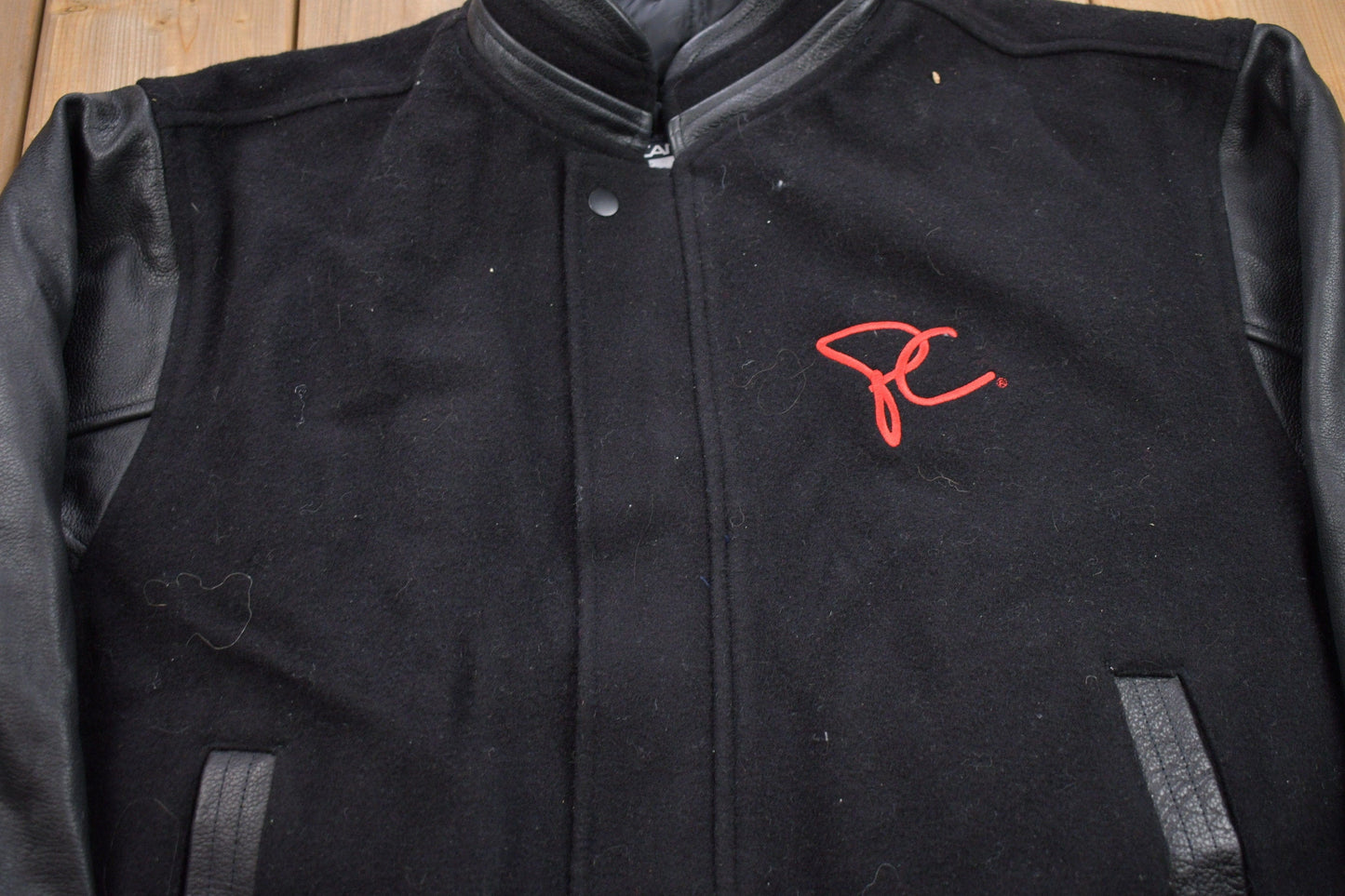 Vintage 1990s Presidents Choice Wool Varsity Bomber Jacket Men's Large from propervintagecanada