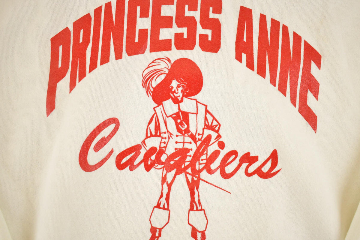 Vintage 1990s Princess Anne Cavaliers Souvenir Hoodie Sweatshirt Mens L from propervintagecanada