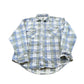 Vintage 1990s Printed Cotton Plaid Flannel Button Up Shirt Men's L from propervintagecanada