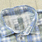Vintage 1990s Printed Cotton Plaid Flannel Button Up Shirt Men's L from propervintagecanada