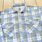 Vintage 1990s Printed Cotton Plaid Flannel Button Up Shirt Men's L from propervintagecanada