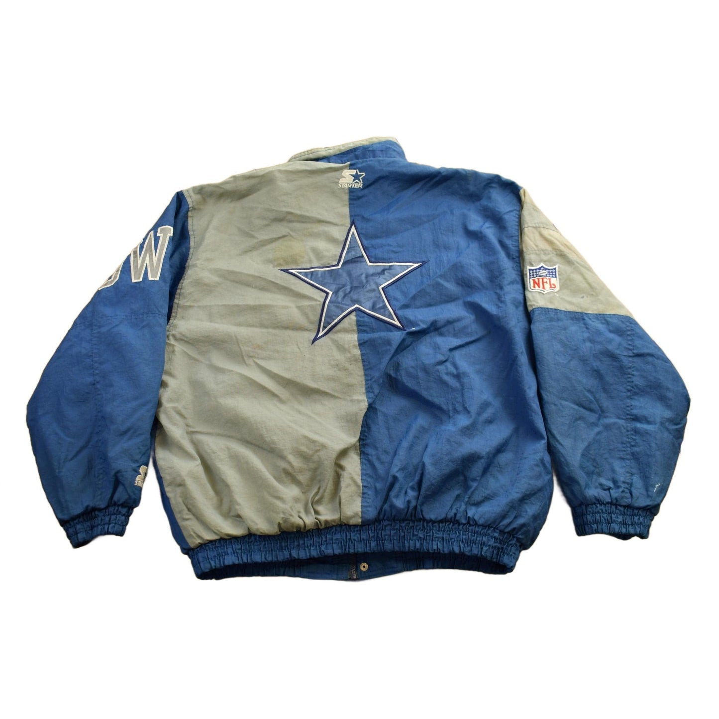 Vintage 1990s Pro Line Dallas Cowboys Windbreaker Jacket Men's 2XL from propervintagecanada