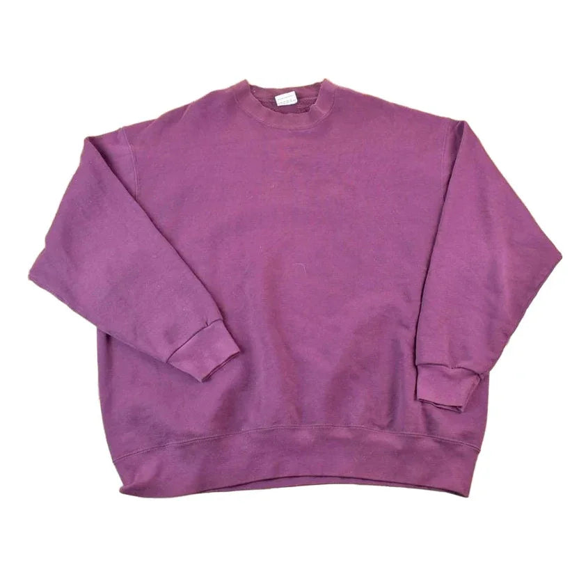 Vintage 1990s Pro Spirit Blank Crewneck Sweatshirt Men's 2XL from propervintagecanada
