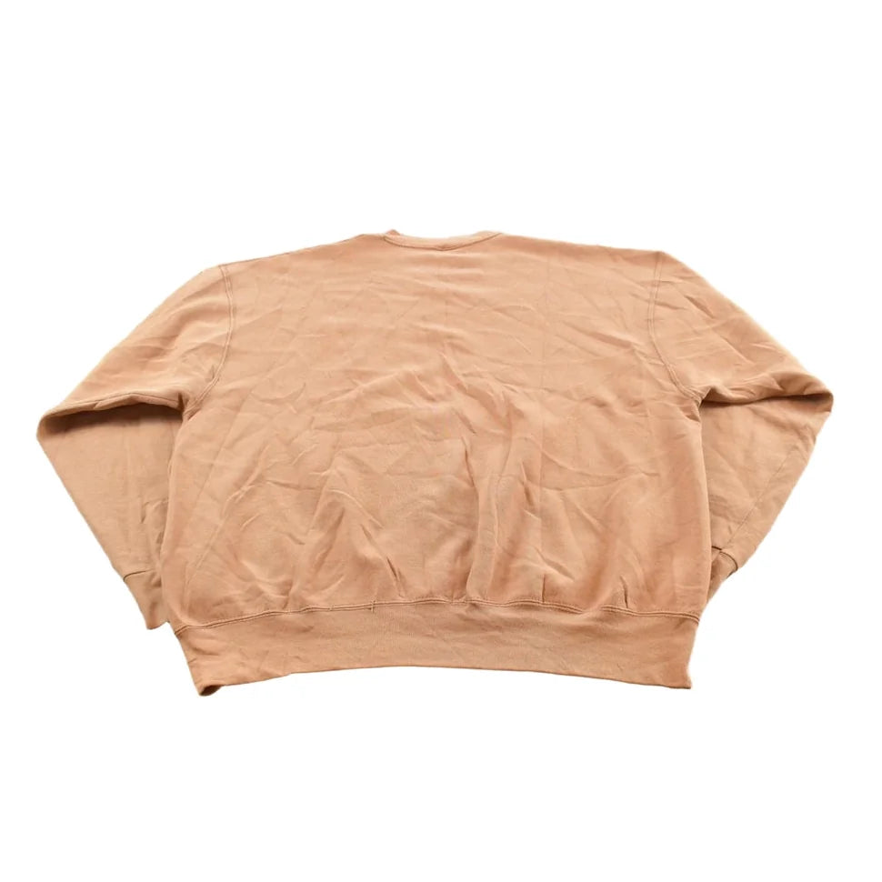 Vintage 1990s Pro Spirit Blank Light Brown Crewneck Sweatshirt Men's XL / Made in USA / Streetwear / 90s Sweater / Street Style from propervintagecanada