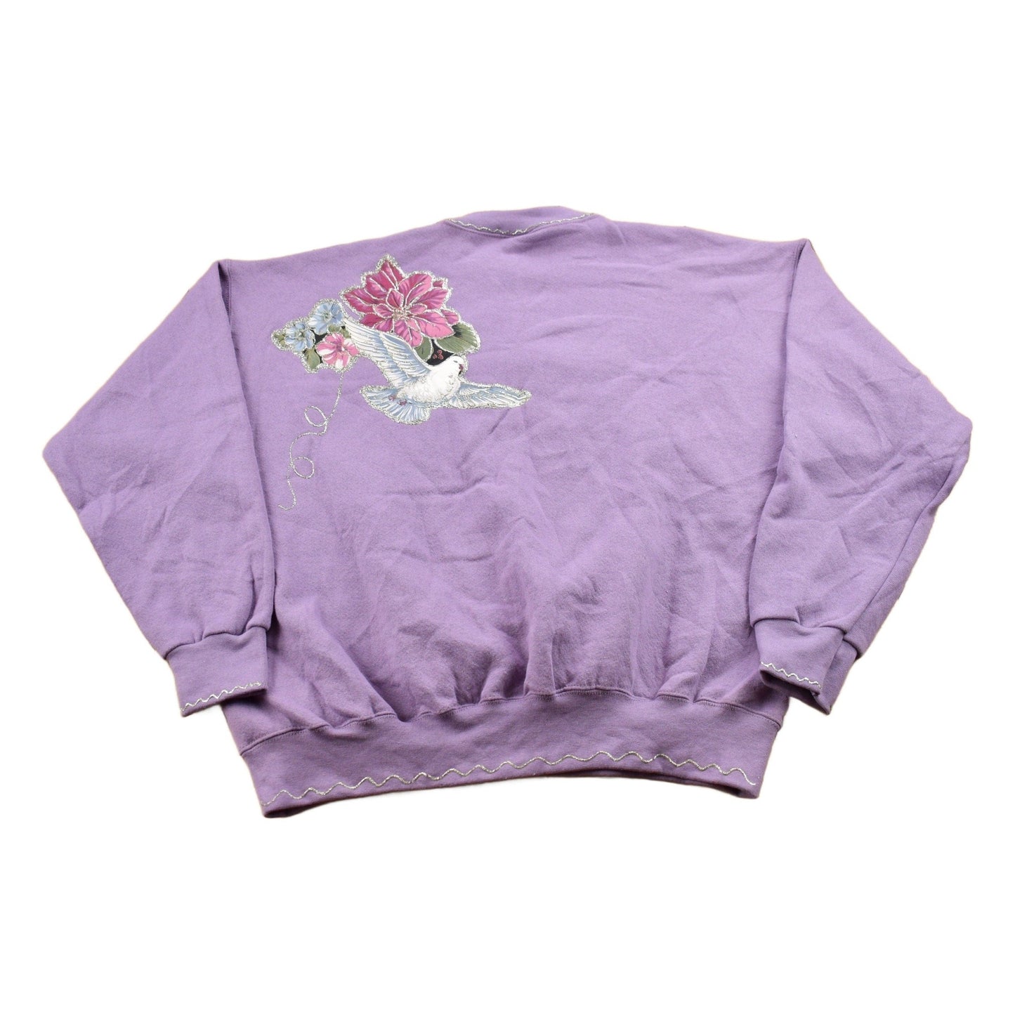 Vintage 1990s Pro Spirit Dove Theme Crewneck Sweater Women's XL from propervintagecanada