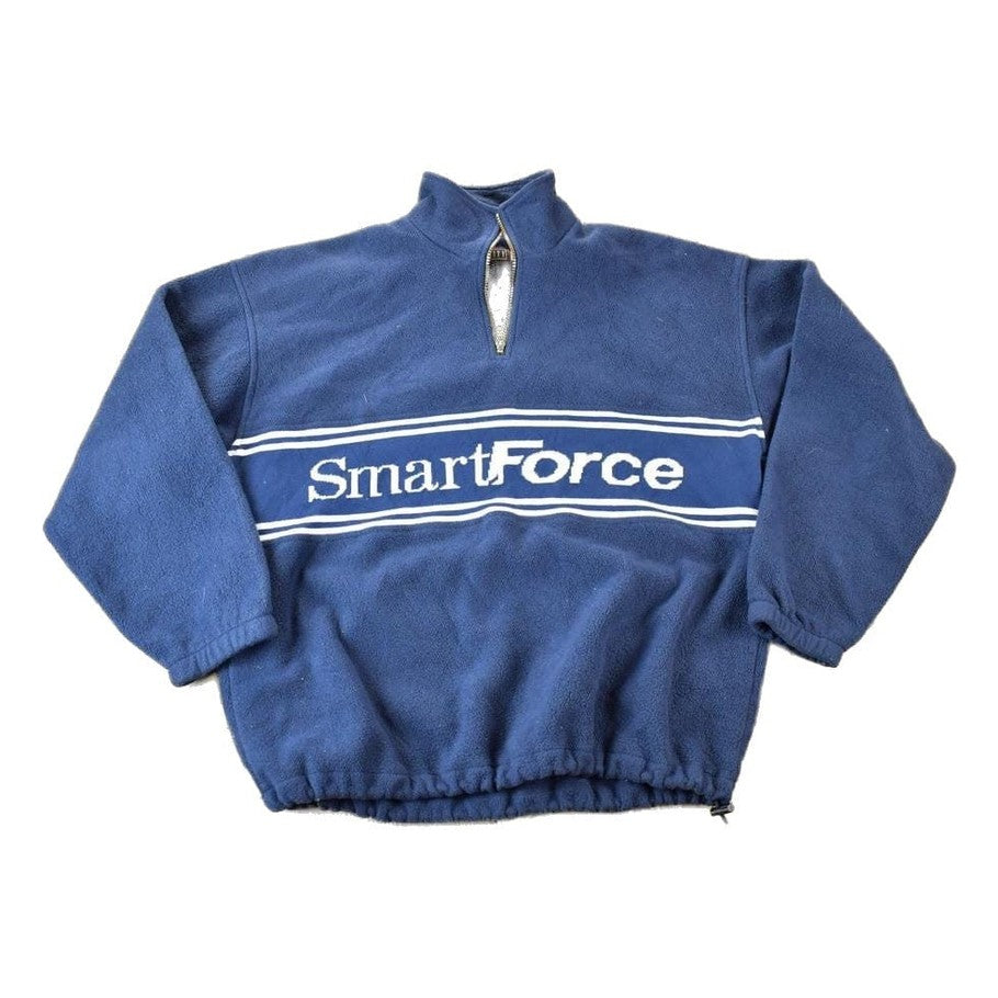 Vintage 1990s Prosperity Smart Force Quarter Zip Fleece Sweater Men's XL from propervintagecanada