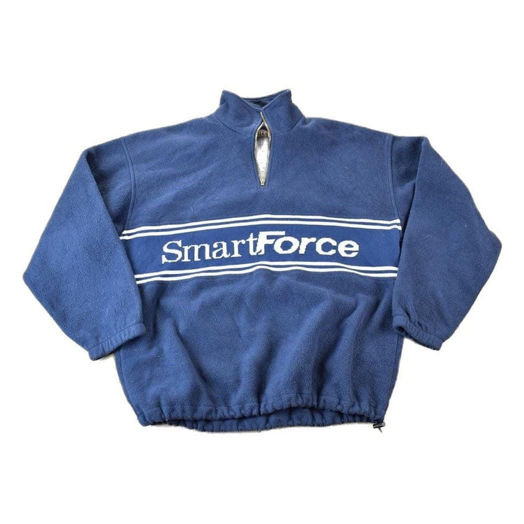 Vintage 1990s Prosperity Smart Force Quarter Zip Fleece Sweater Men's XL from propervintagecanada