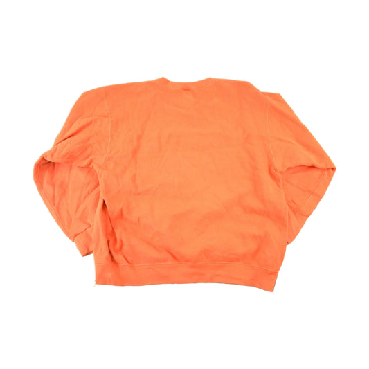 Vintage 1990s Prospirit Blank Orange Souvenir Crewneck Sweatshirt Men's L from propervintagecanada
