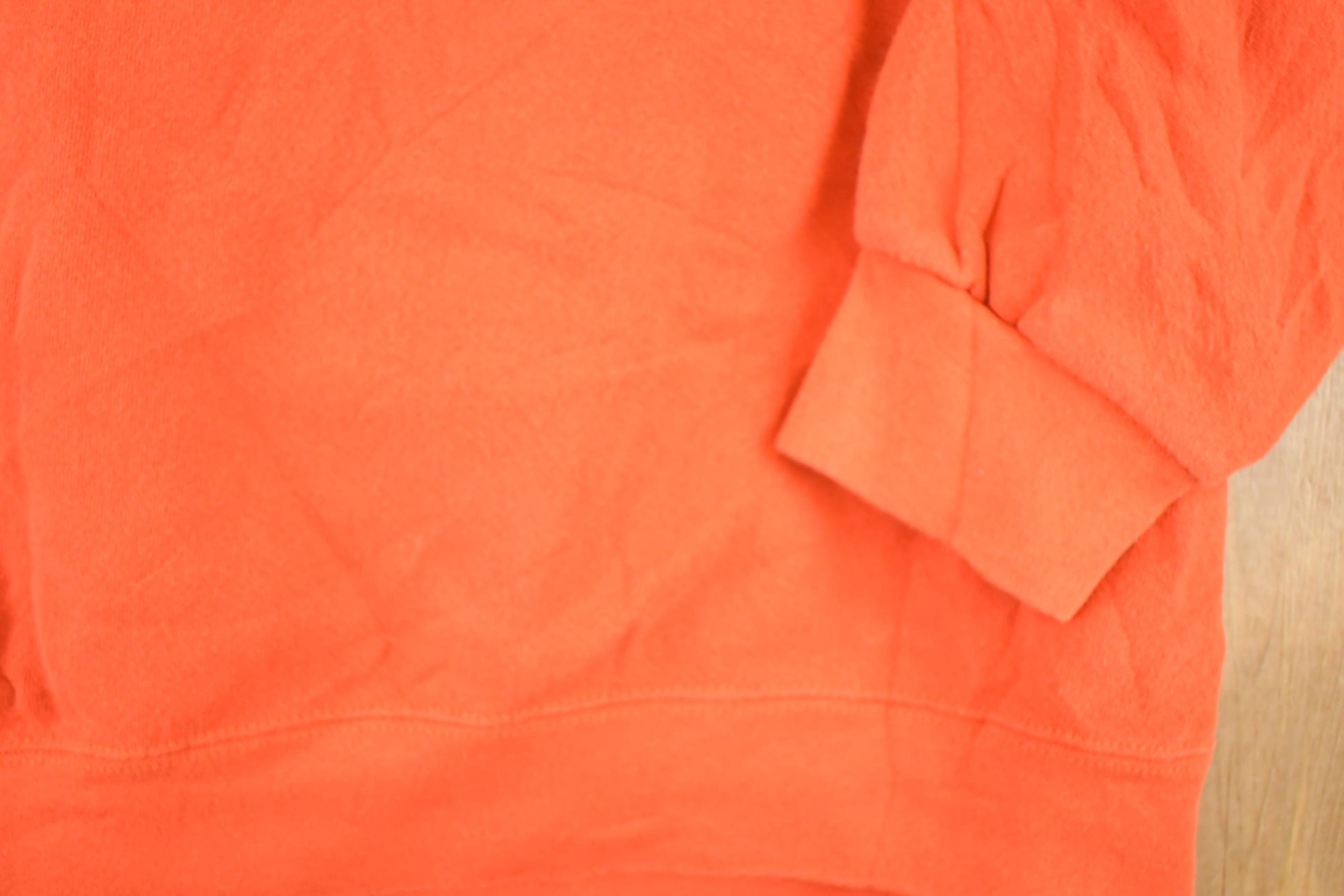 Vintage 1990s Prospirit Blank Orange Souvenir Crewneck Sweatshirt Men's L from propervintagecanada