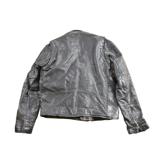 Vintage 1990s Protech Leather Apparel Biker Jacket Men's Medium from propervintagecanada