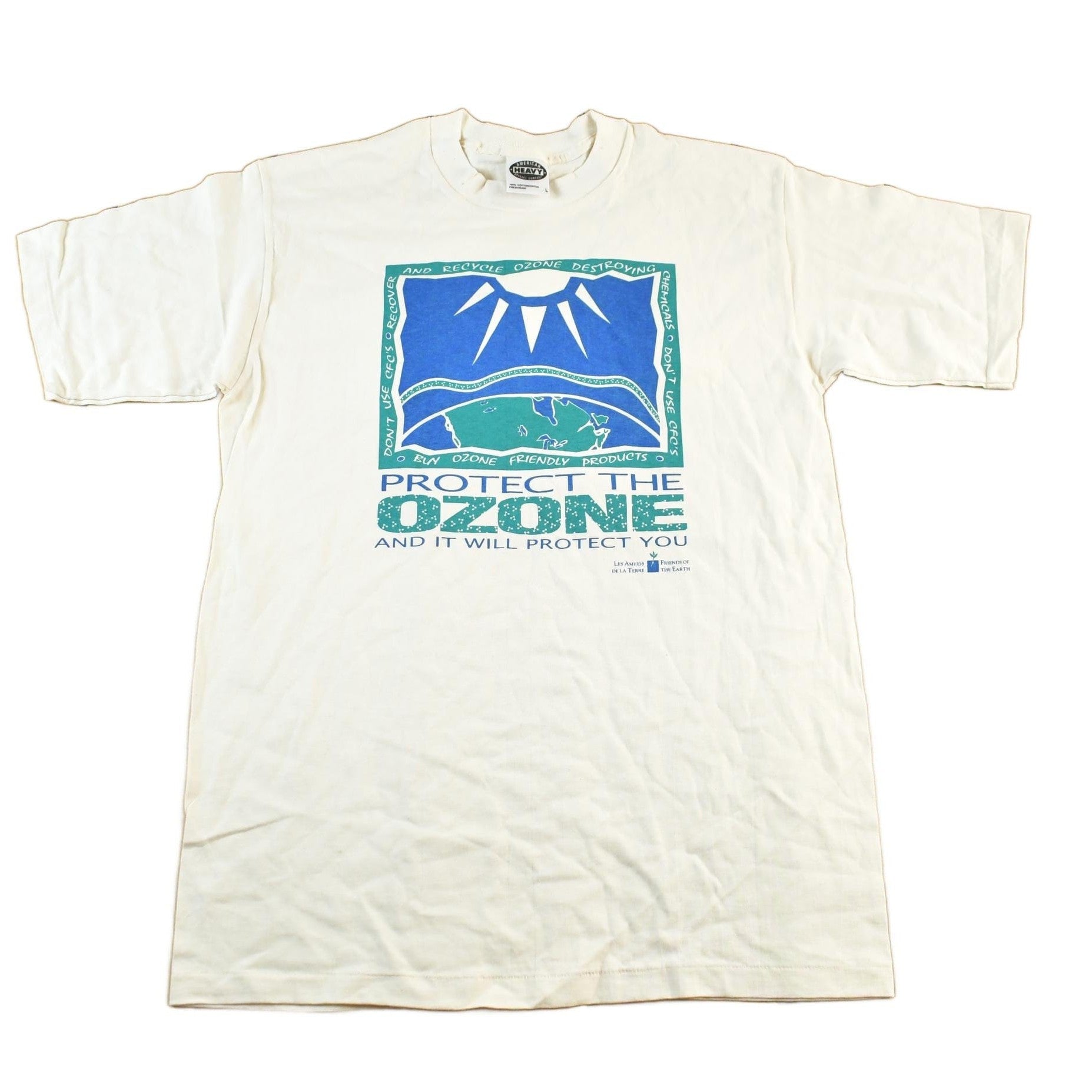 Vintage 1990s Protect The Ozone Souvenir T-Shirt Men's Large from propervintagecanada