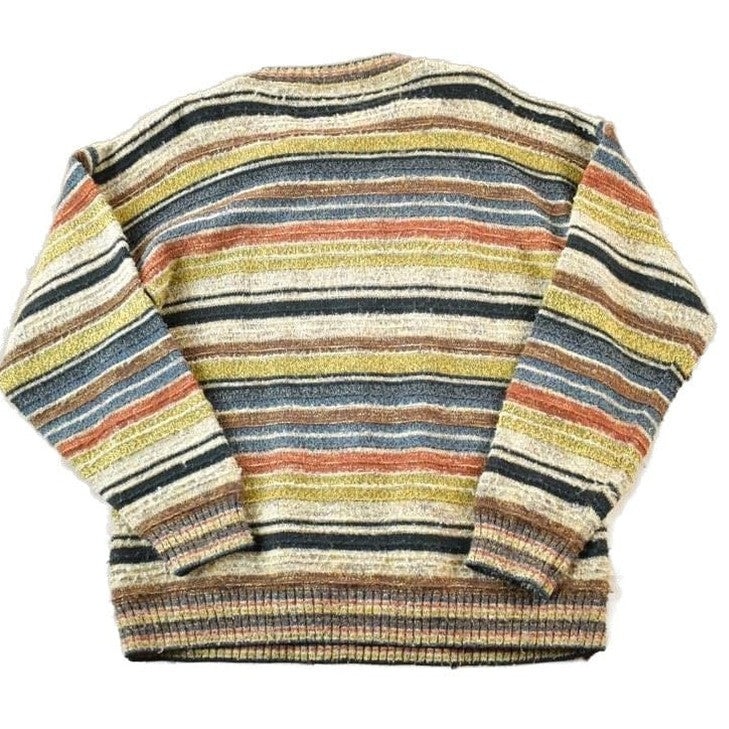 Vintage 1990s Protege Knit Abstract Pattern Crewneck Sweater from propervintagecanada