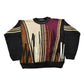 Vintage 1990s Protege Knitted Crewneck Sweater 3D Pattern Men's Medium from propervintagecanada