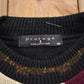 Vintage 1990s Protege Knitted Crewneck Sweater 3D Pattern Men's Medium from propervintagecanada