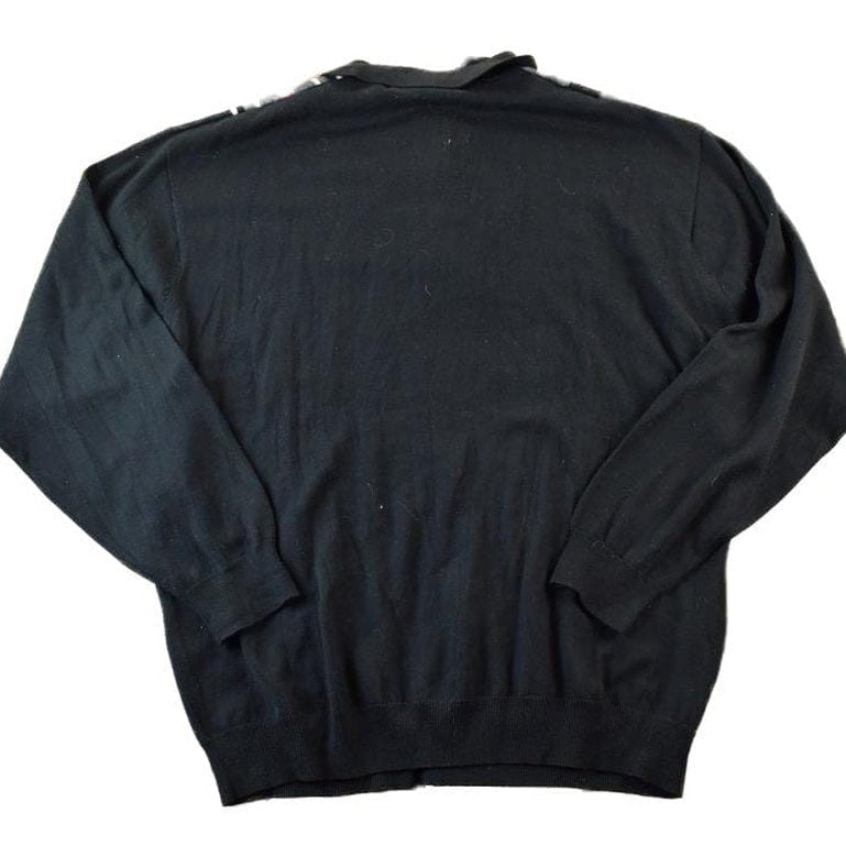 Vintage 1990s Protegee Collection Knit Striped Collared Sweater Men's 2XL from propervintagecanada