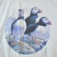 Vintage 1990s Puffins Bird Souvenir Single Stitch Graphic Print T-Shirt Men's Large from propervintagecanada