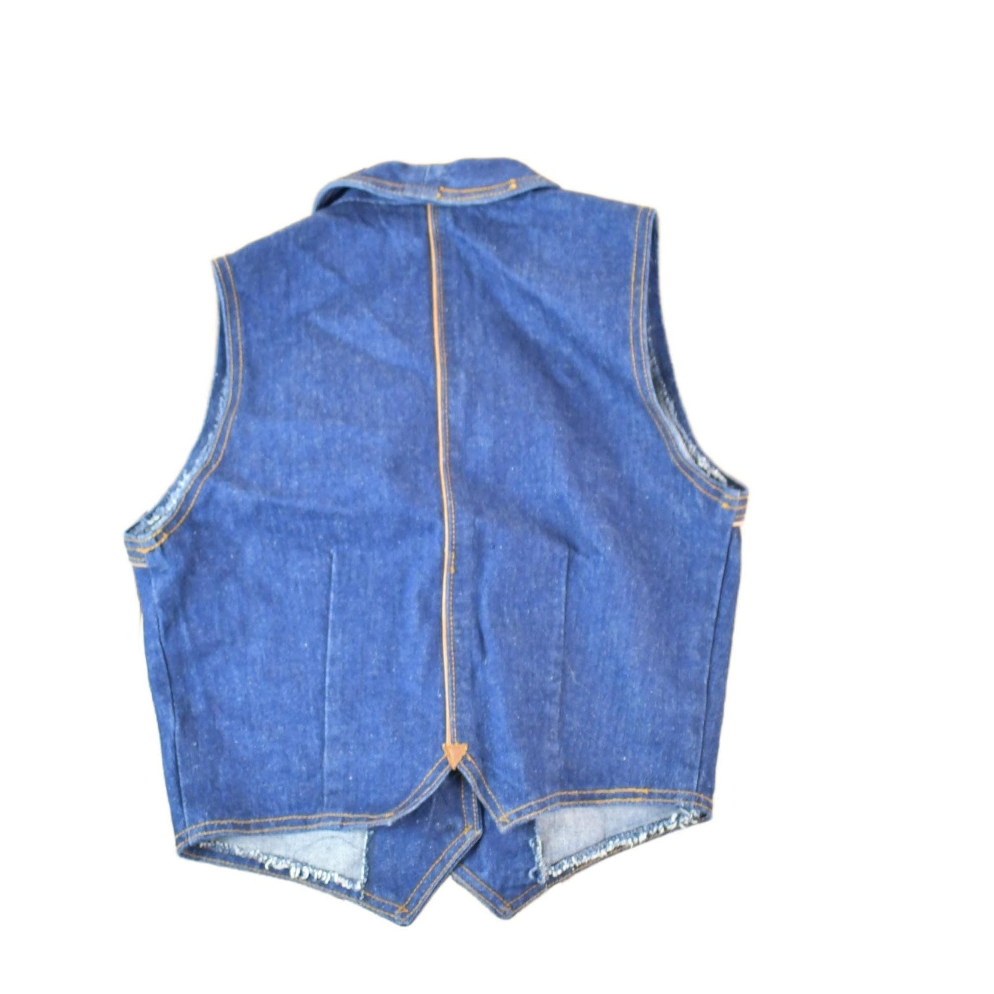 Vintage 1990s Pulse Denim Cowgirl Vest Women's XS from propervintagecanada