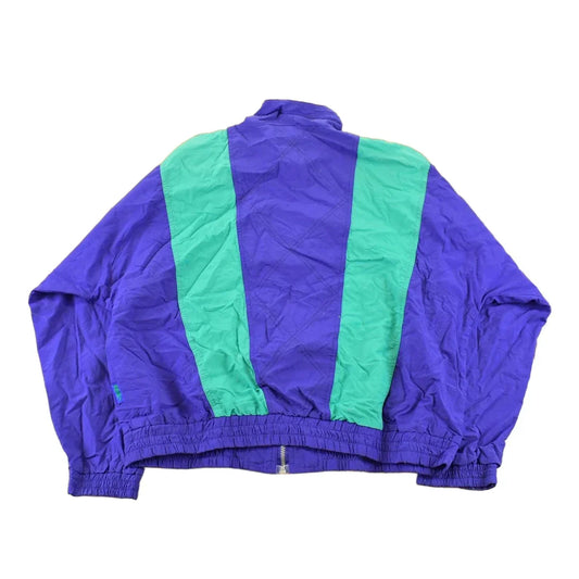 Vintage 1990s Puma Abstract Full Zip Windbreaker Jacket Women's Medium from propervintagecanada