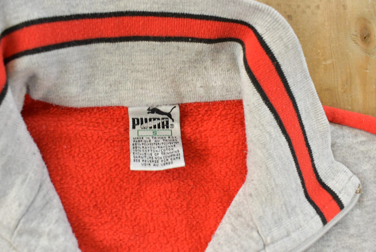 Vintage 1990s Puma Embroidered Full Zip Sweatshirt Men's S from propervintagecanada